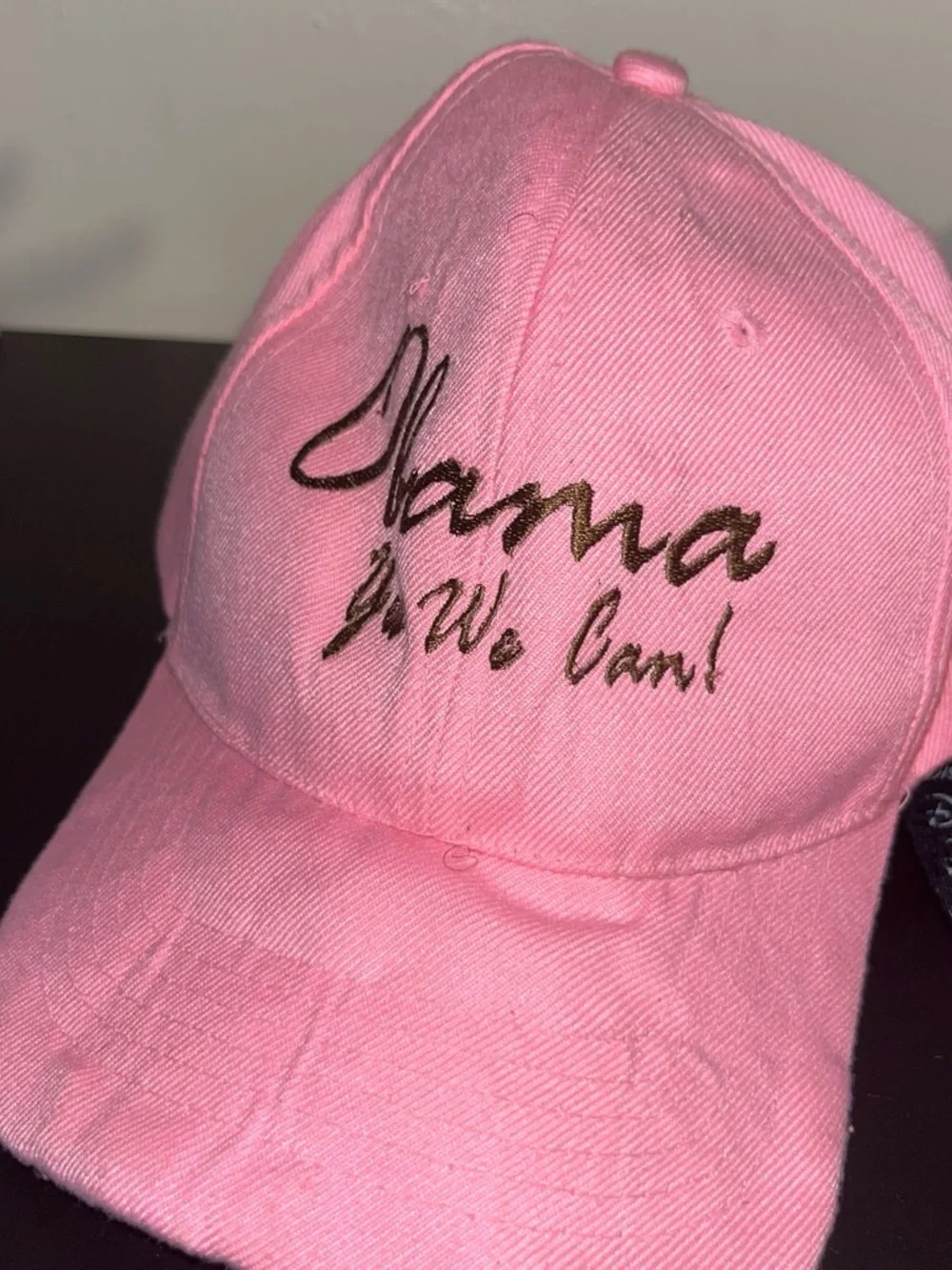 Pink hat